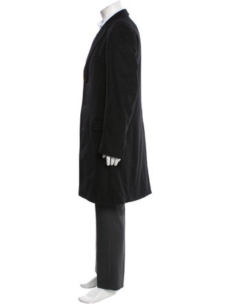 Roberto Cavalli Wool Overcoat