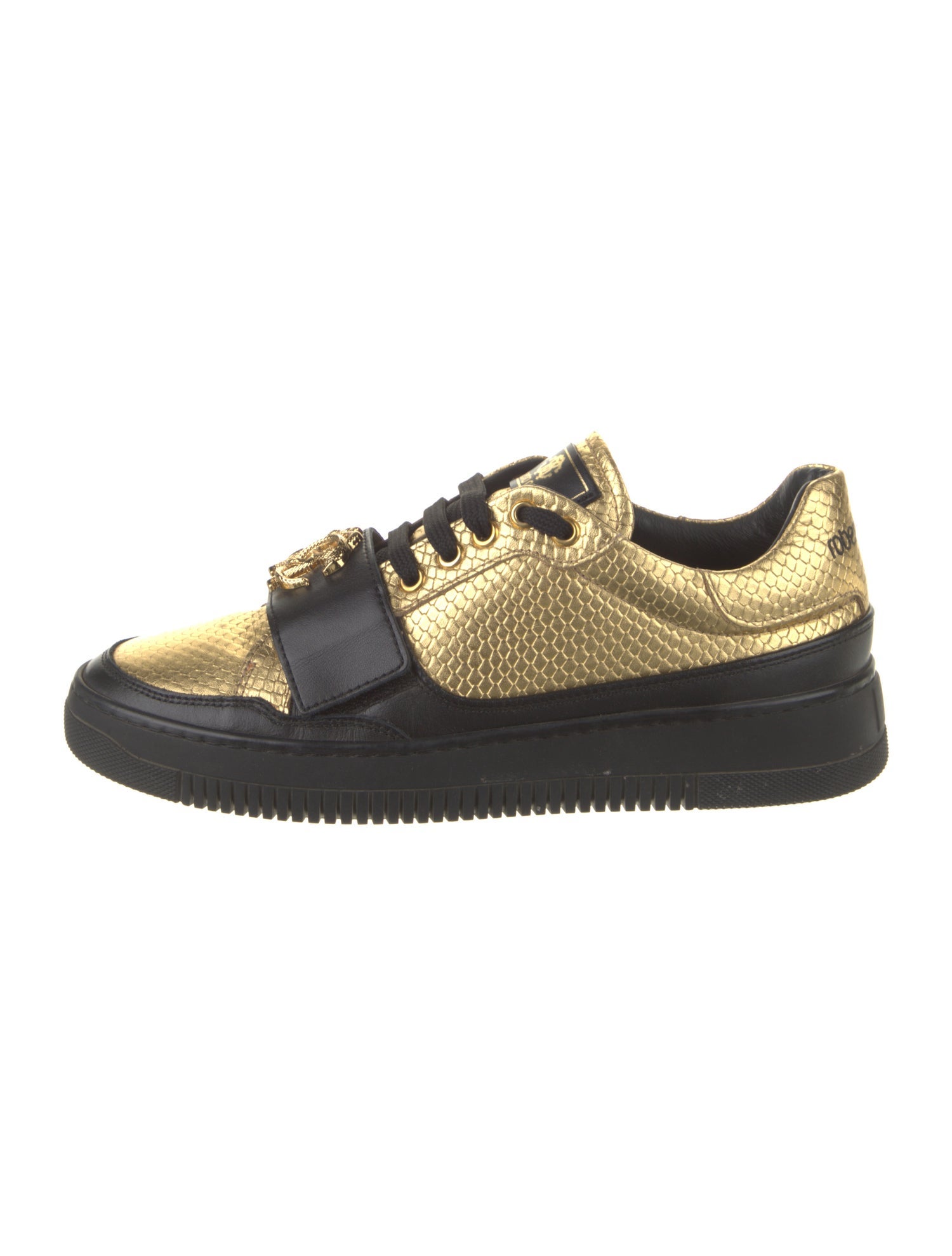 Roberto Cavalli Leather Sneakers