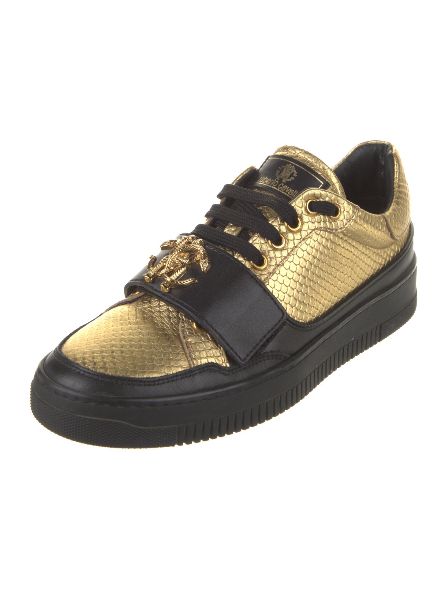 Roberto Cavalli Leather Sneakers