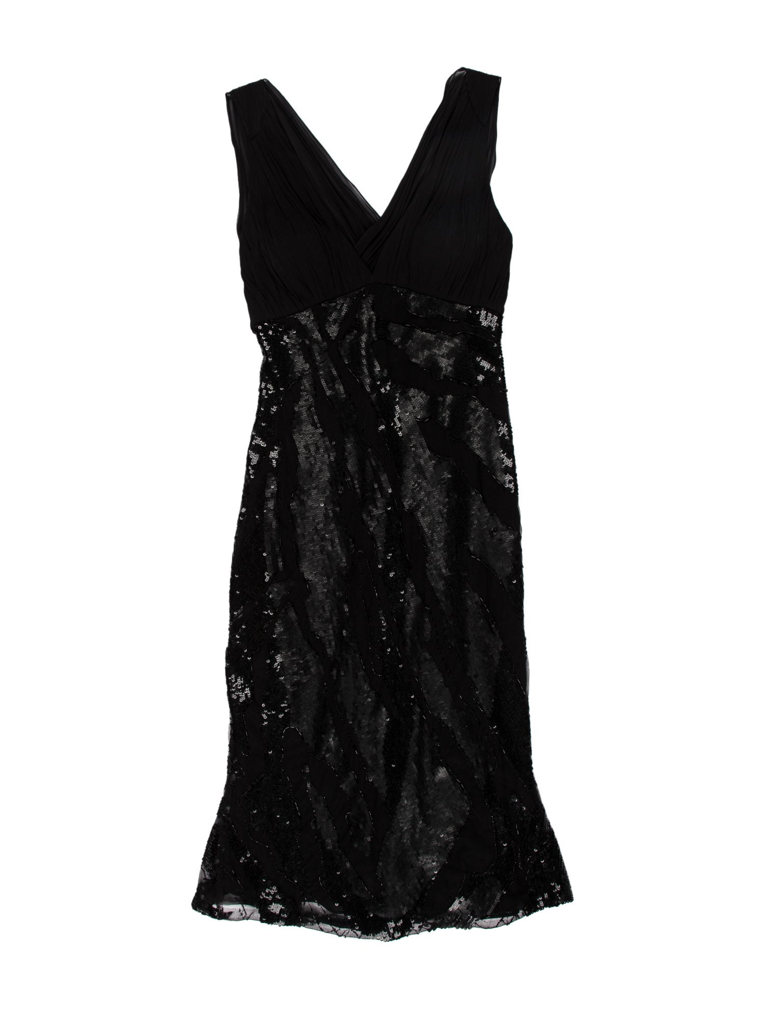 Roberto Cavalli V-Neck Knee-Length Dress