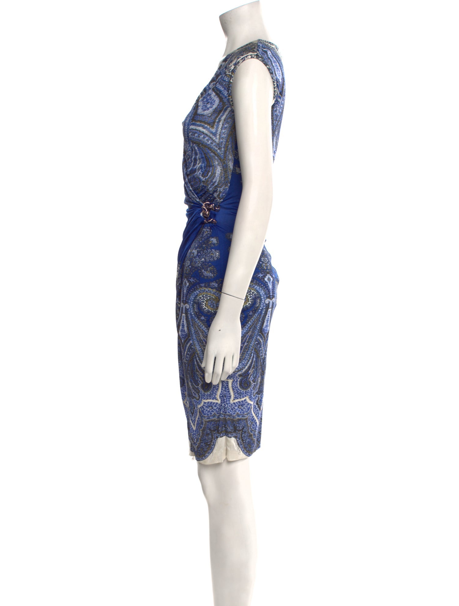 Roberto Cavalli Printed Knee-Length Dress