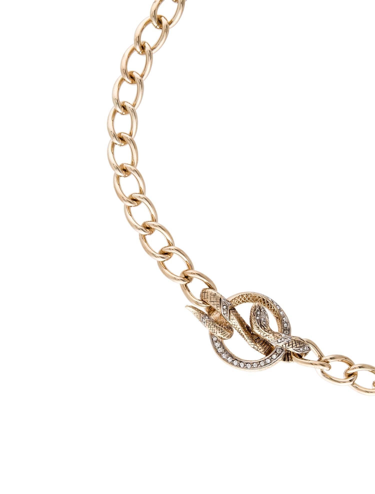 Roberto Cavalli Skinny Metal Waist Belt