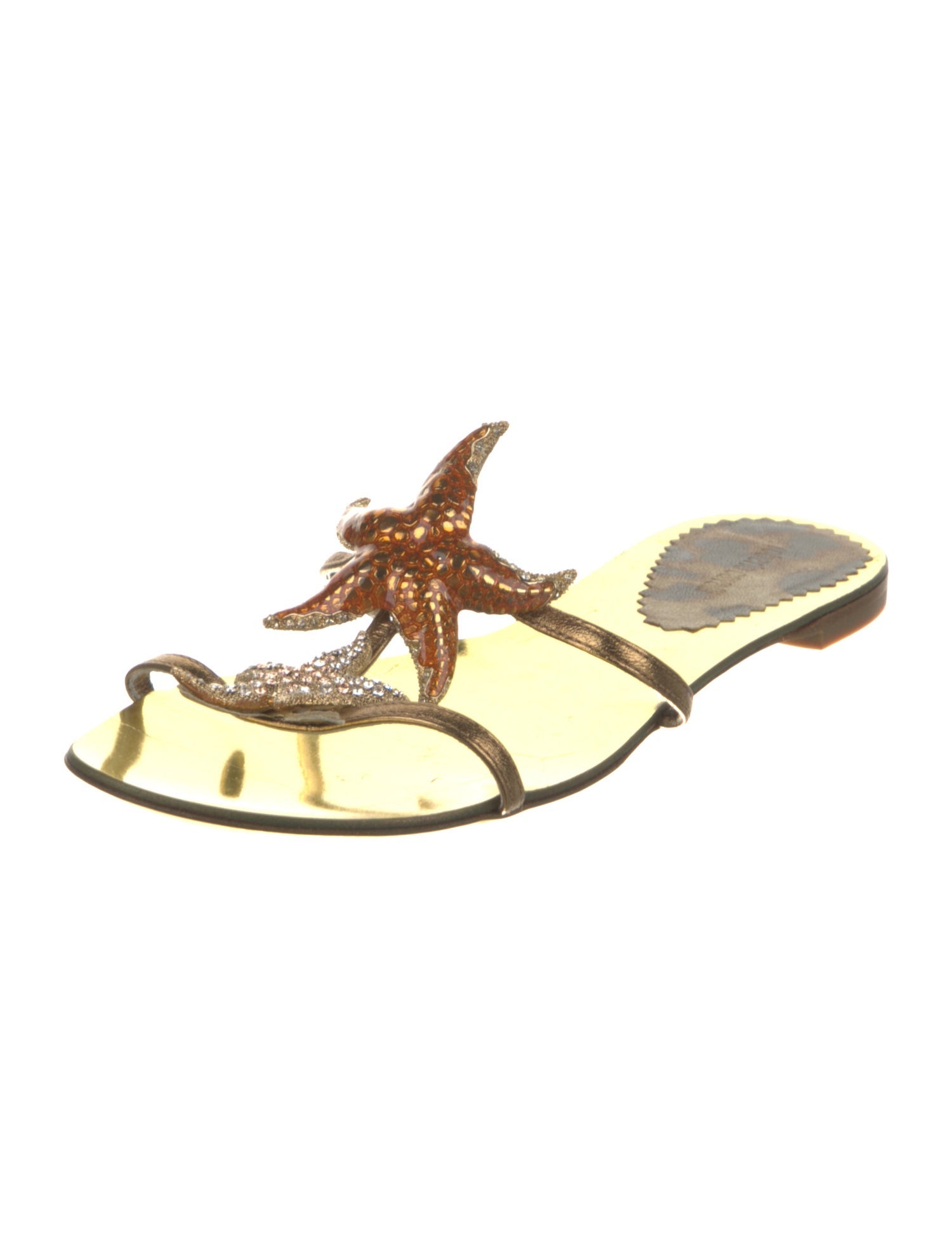 Roberto Cavalli Vintage Leather Slides