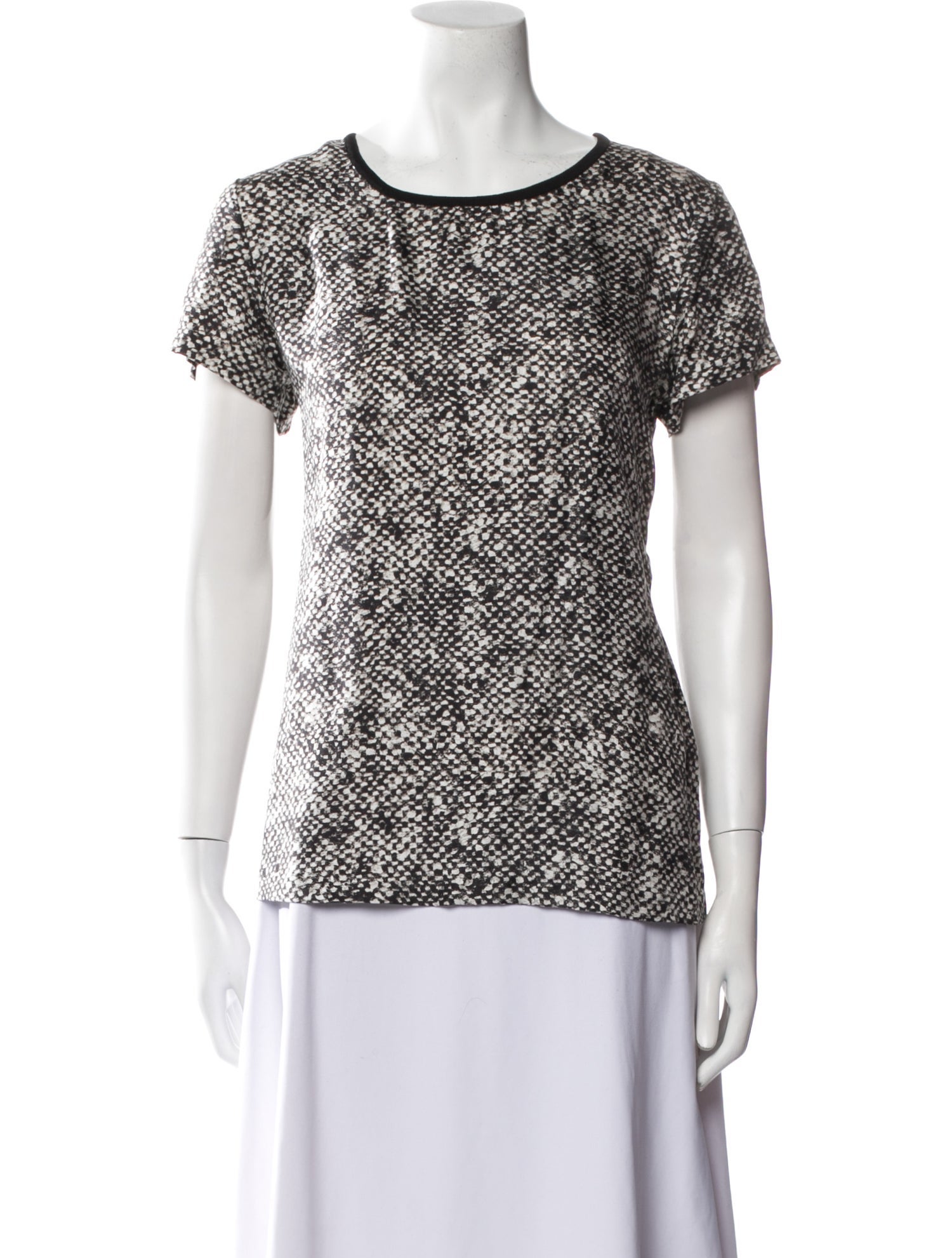 Roberto Cavalli Silk Animal Print T-Shirt