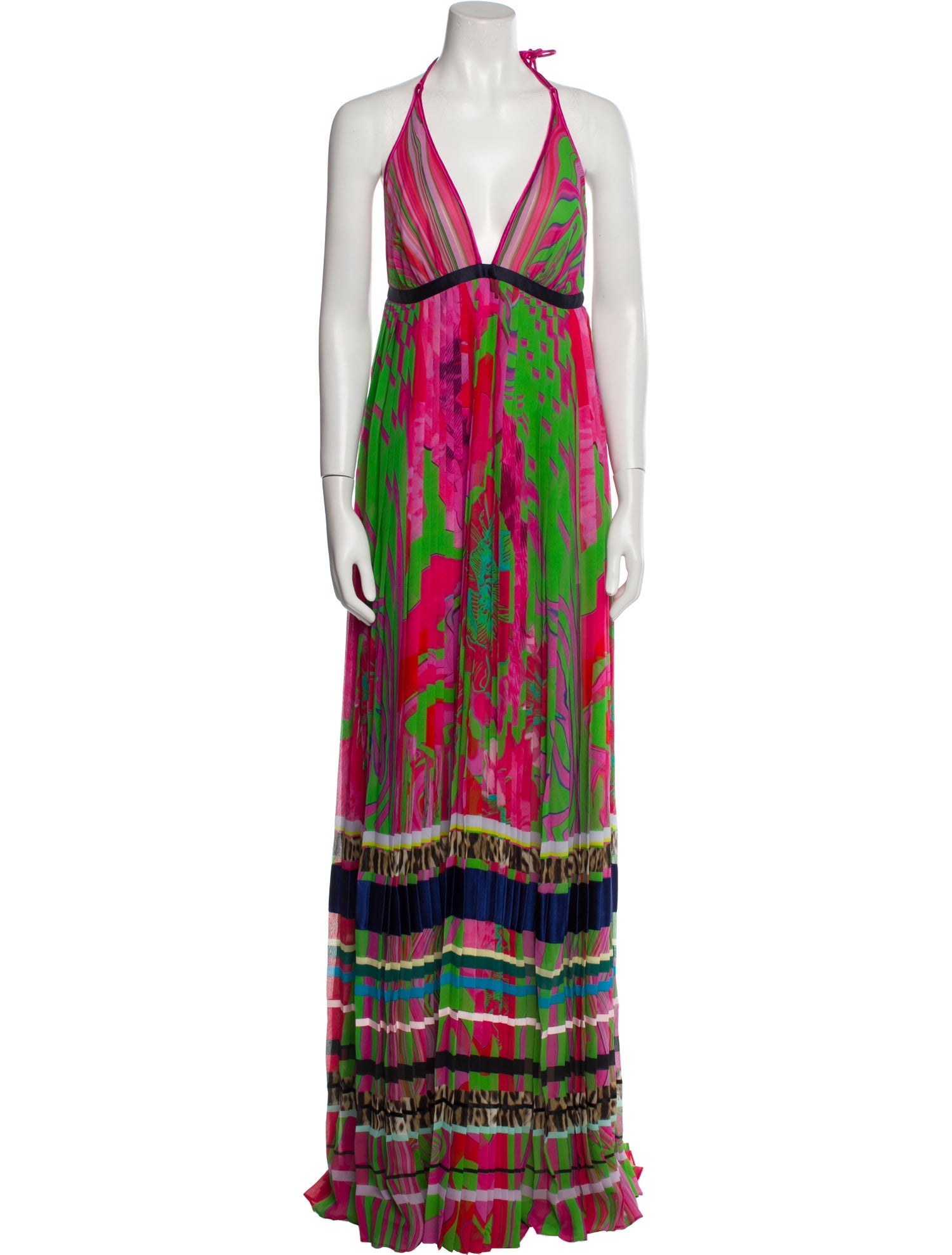 Roberto Cavalli Silk Long Dress