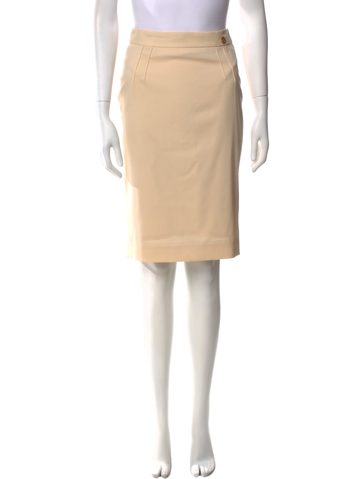 Roberto Cavalli Virgin Wool Knee-Length Skirt