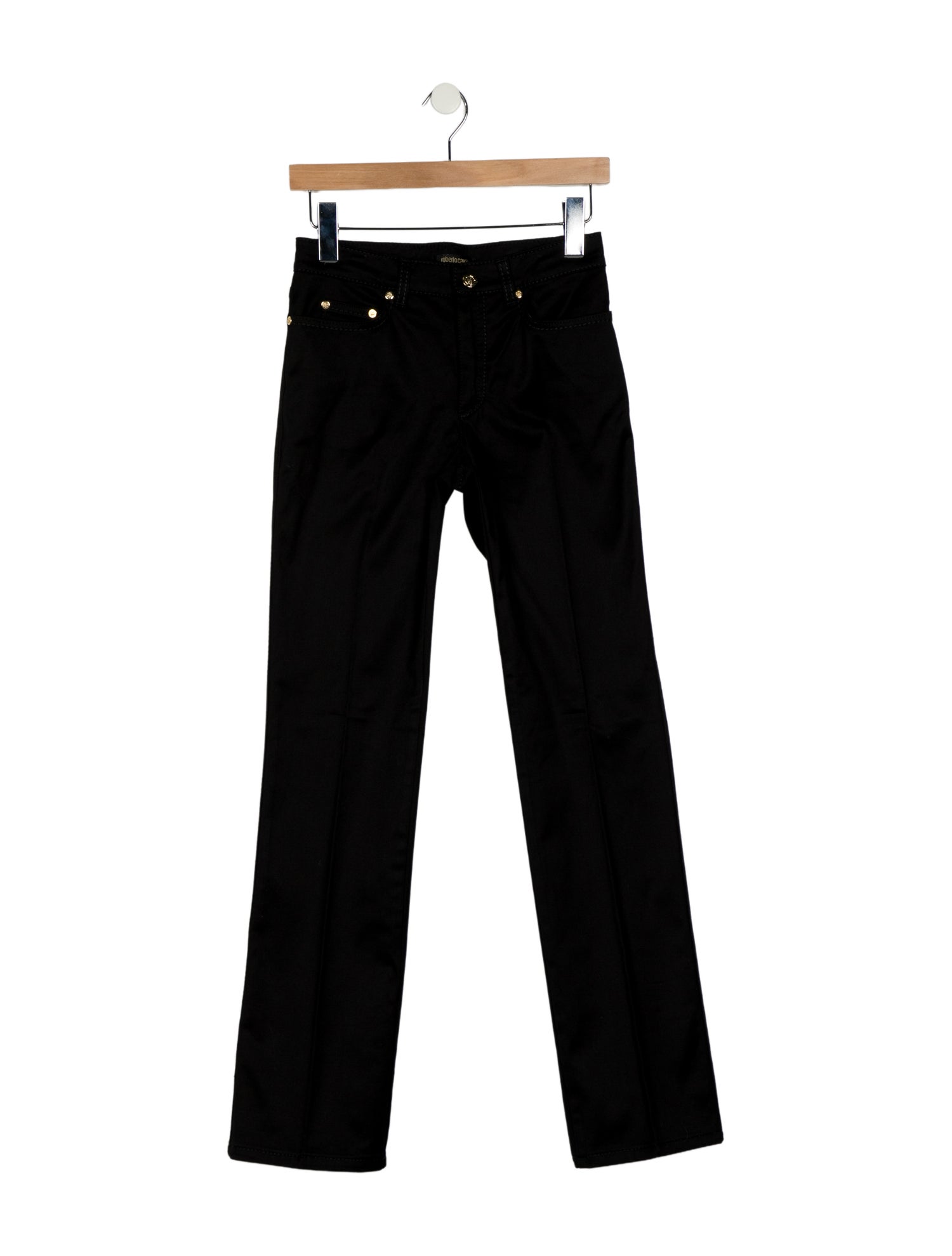 Roberto Cavalli Mid-Rise Straight Leg Jeans