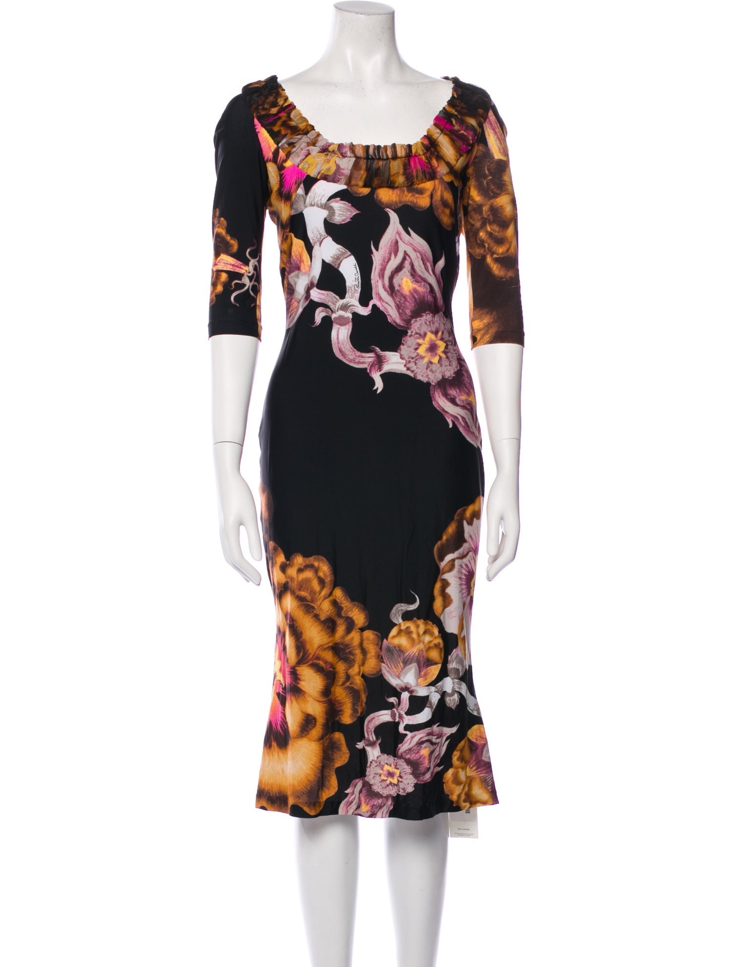 Roberto Cavalli Vintage Midi Length Dress