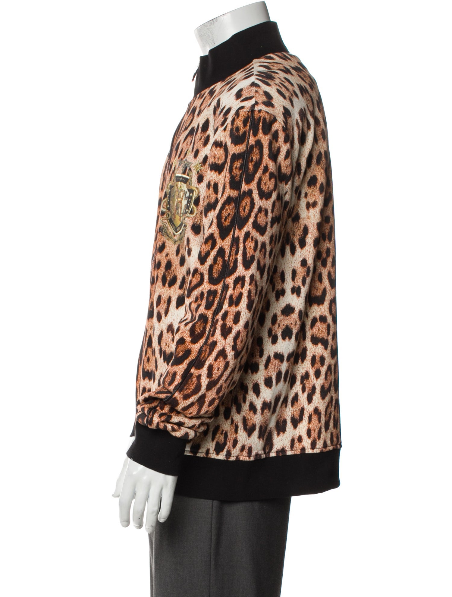 Roberto Cavalli Animal Print Windbreaker