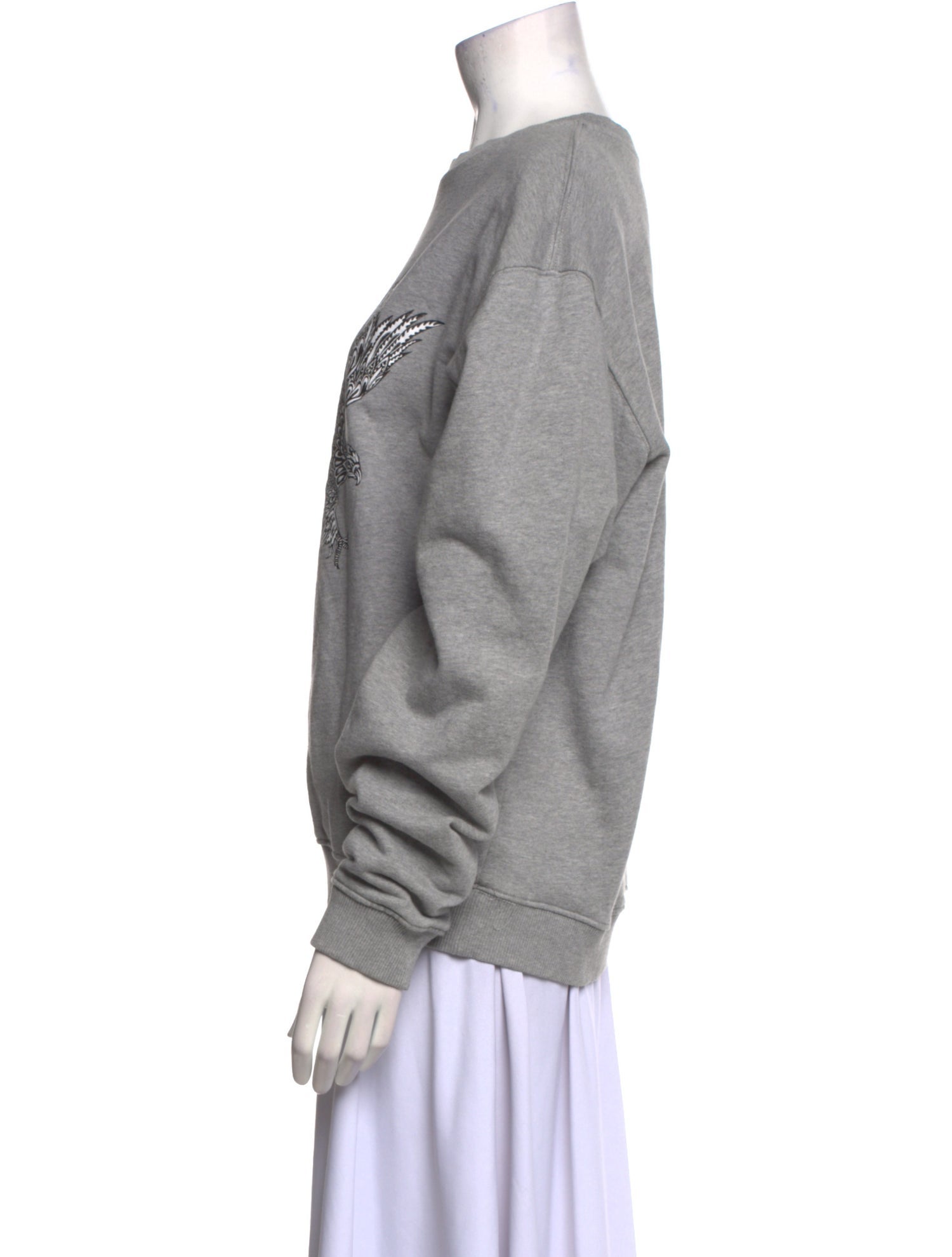 Roberto Cavalli Graphic Print Crew Neck Sweatshirt