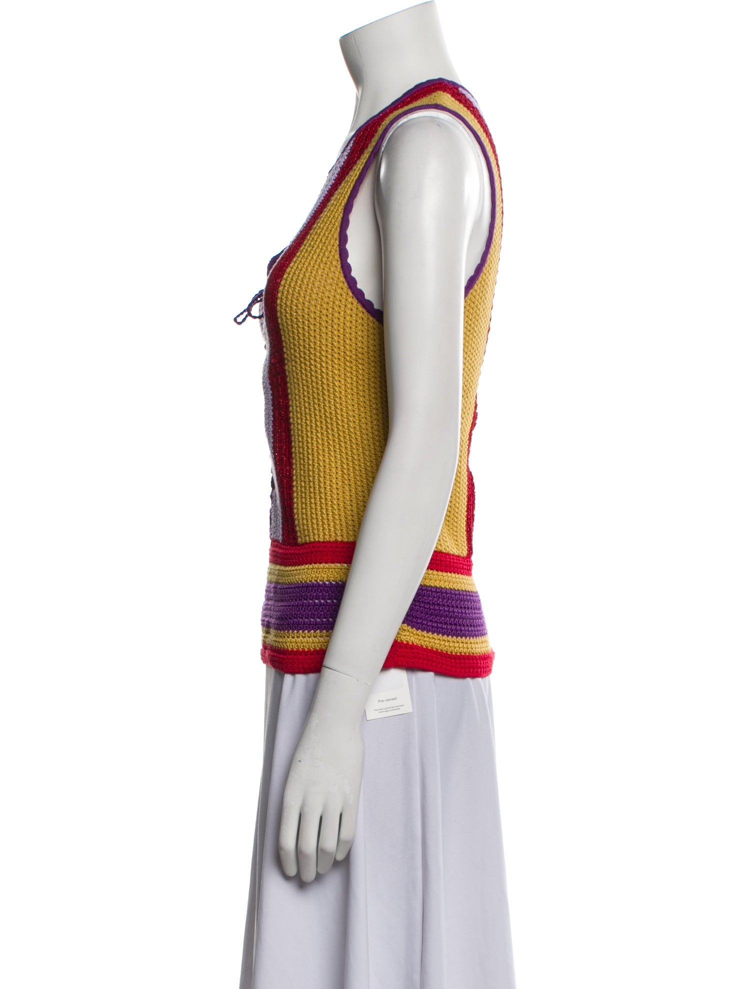 Roberto Cavalli Striped V-Neck Tunic