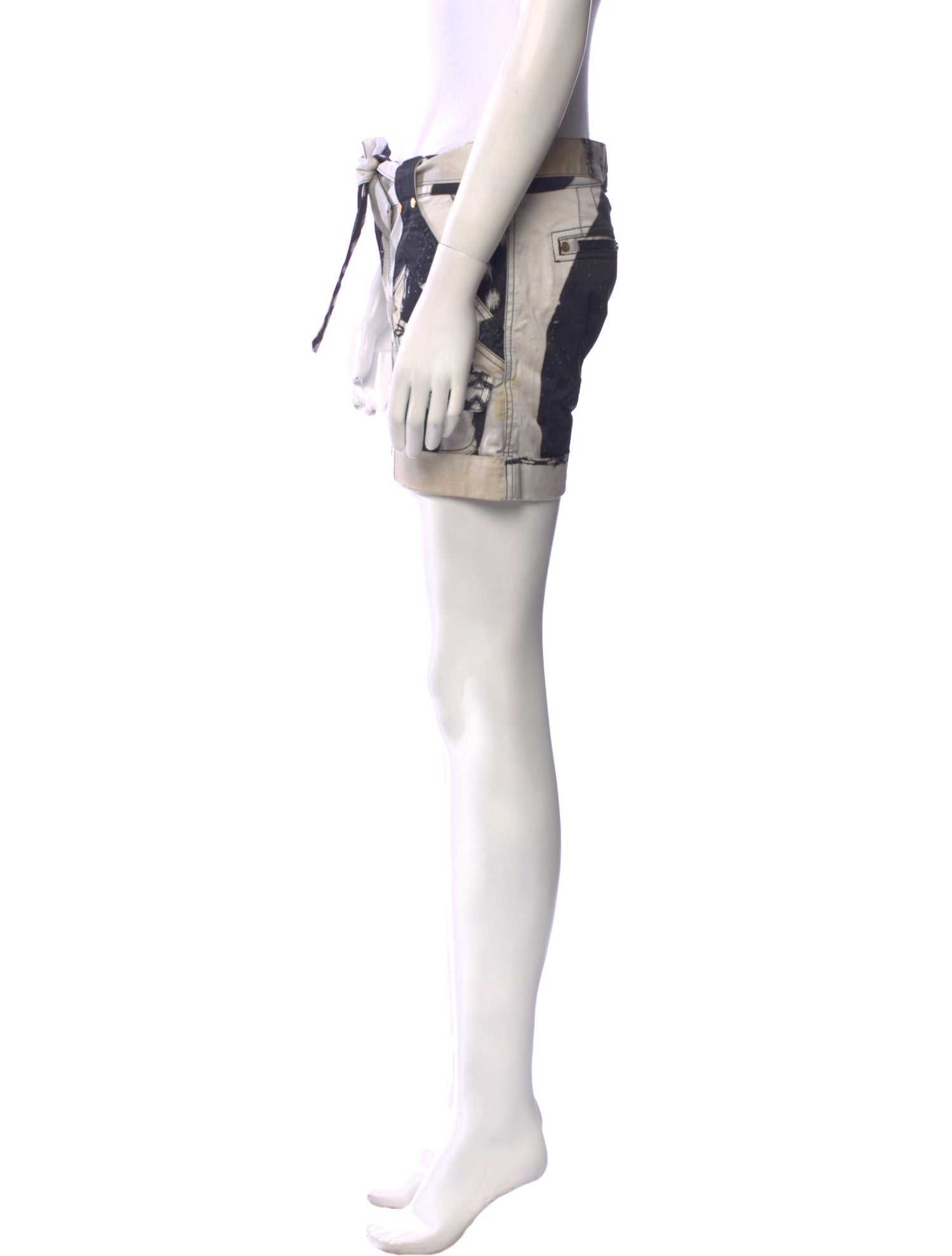 Roberto Cavalli Printed Mini Shorts