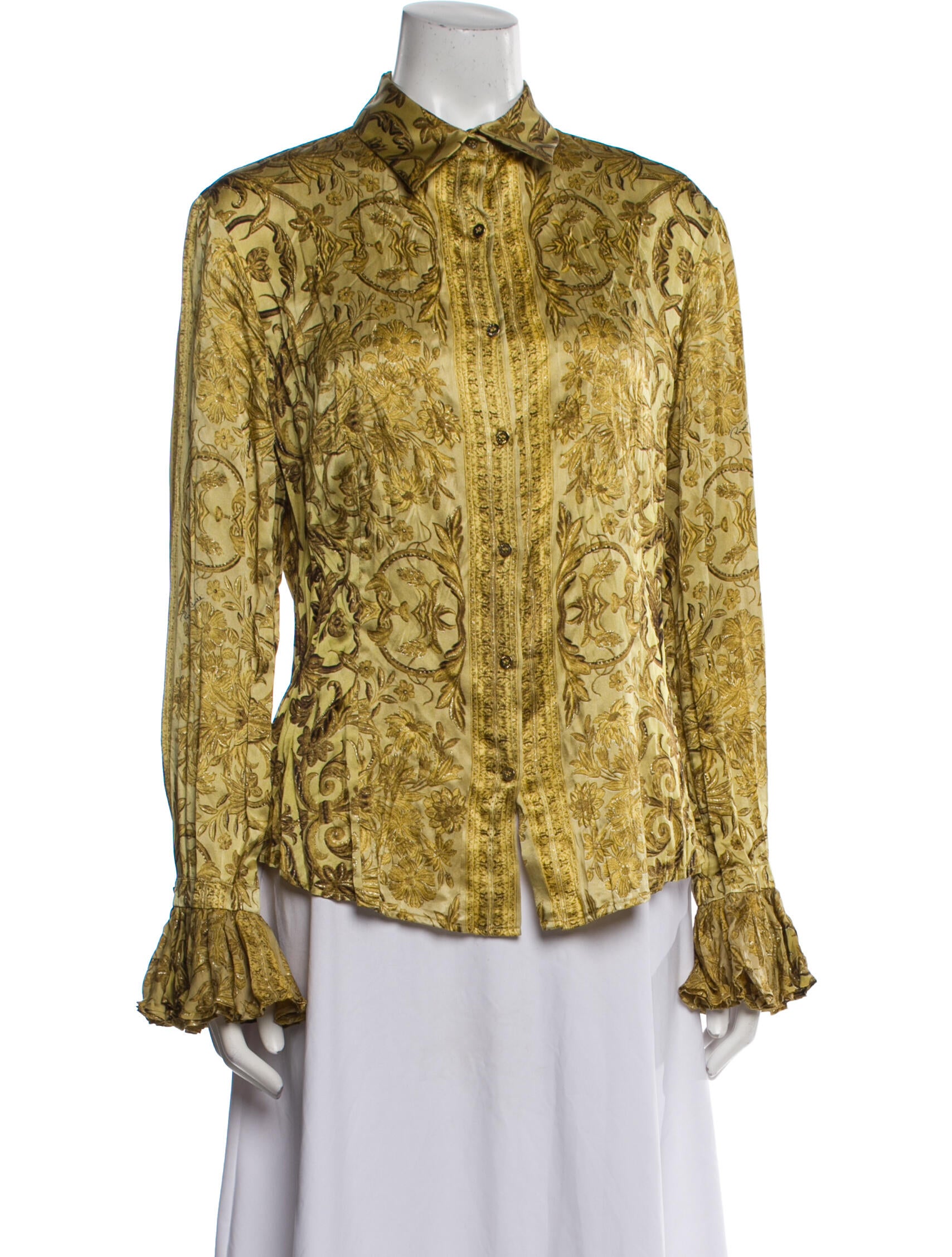Roberto Cavalli Vintage 2004 Button-Up Top