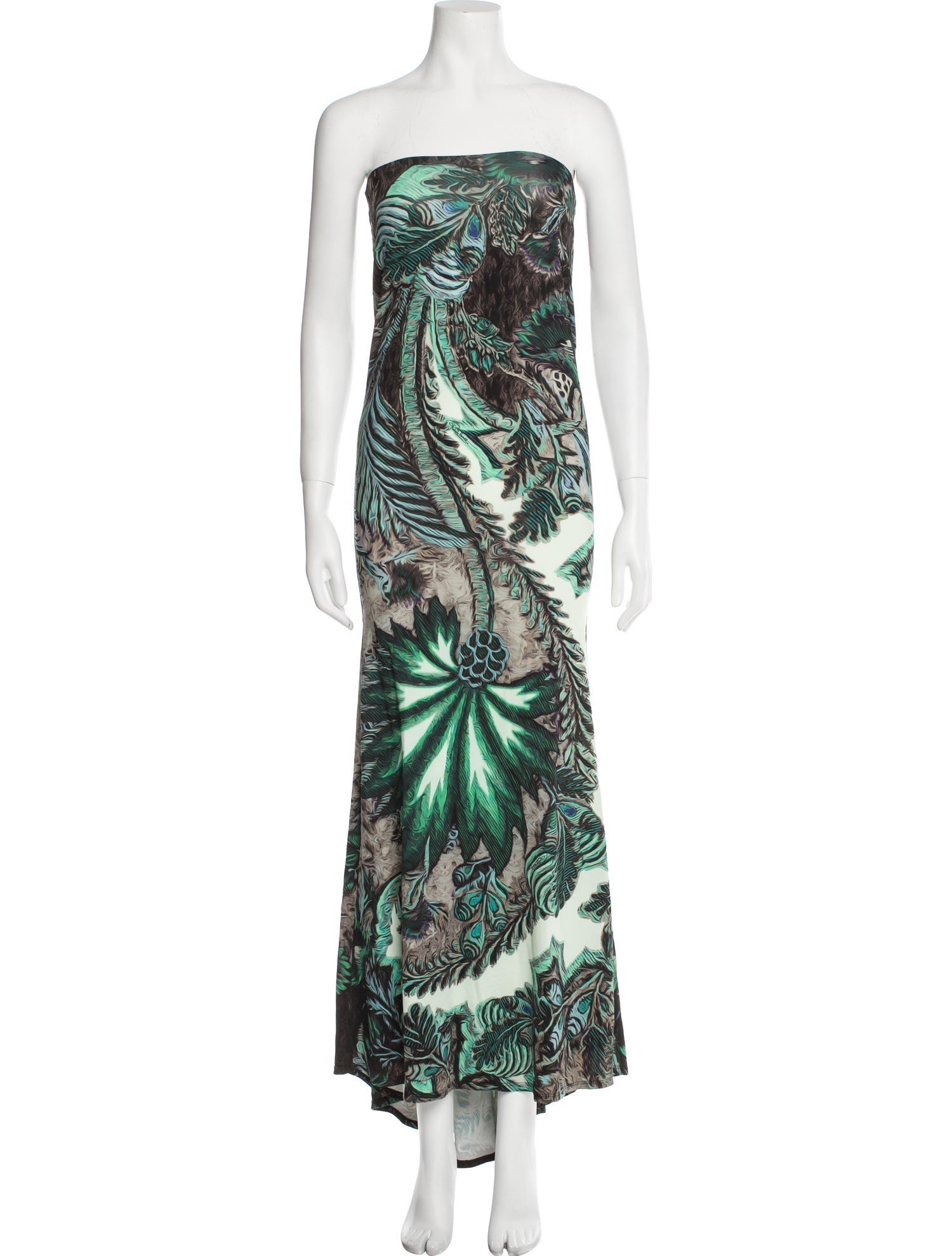 Roberto Cavalli Printed Long Skirt w/ Tags