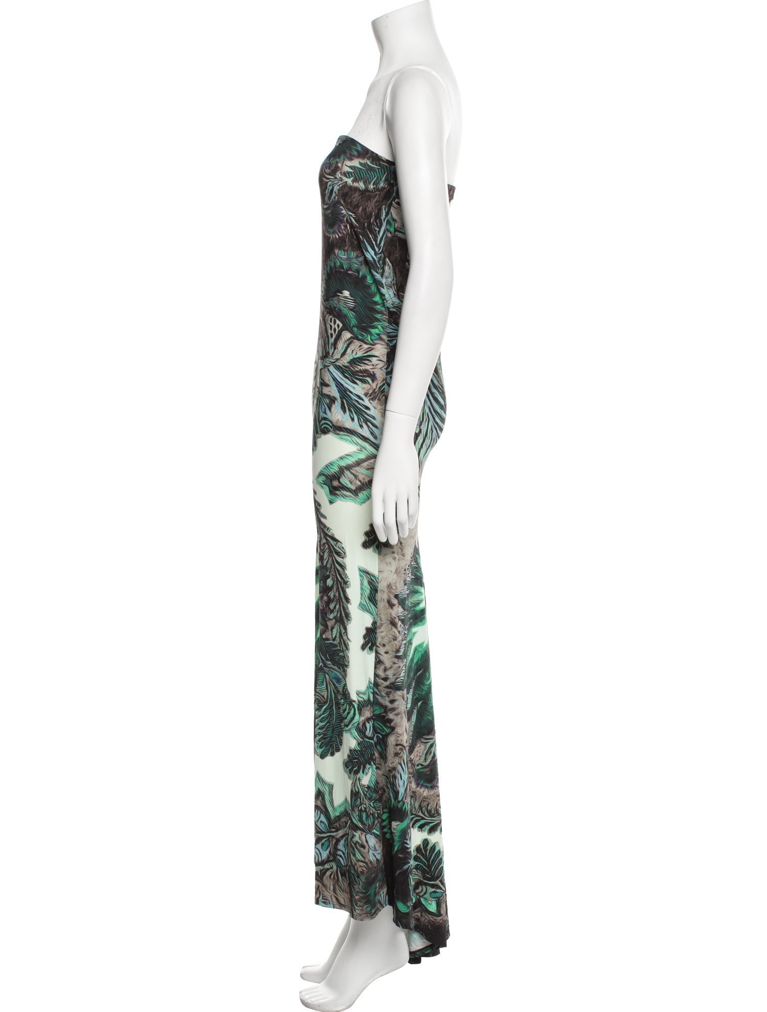 Roberto Cavalli Printed Long Skirt w/ Tags