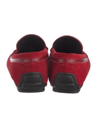 Roberto Cavalli Suede Embroidered Accent Drivers