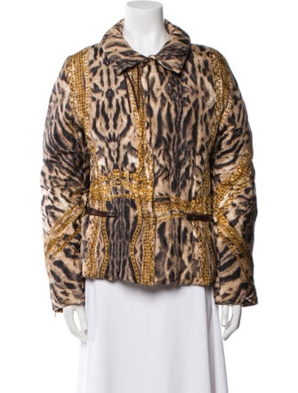 Roberto Cavalli 2003 Silk Down Jacket
