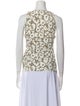 Roberto Cavalli Floral Print Crew Neck Top