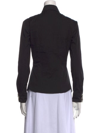 Roberto Cavalli Long Sleeve Button-Up Top