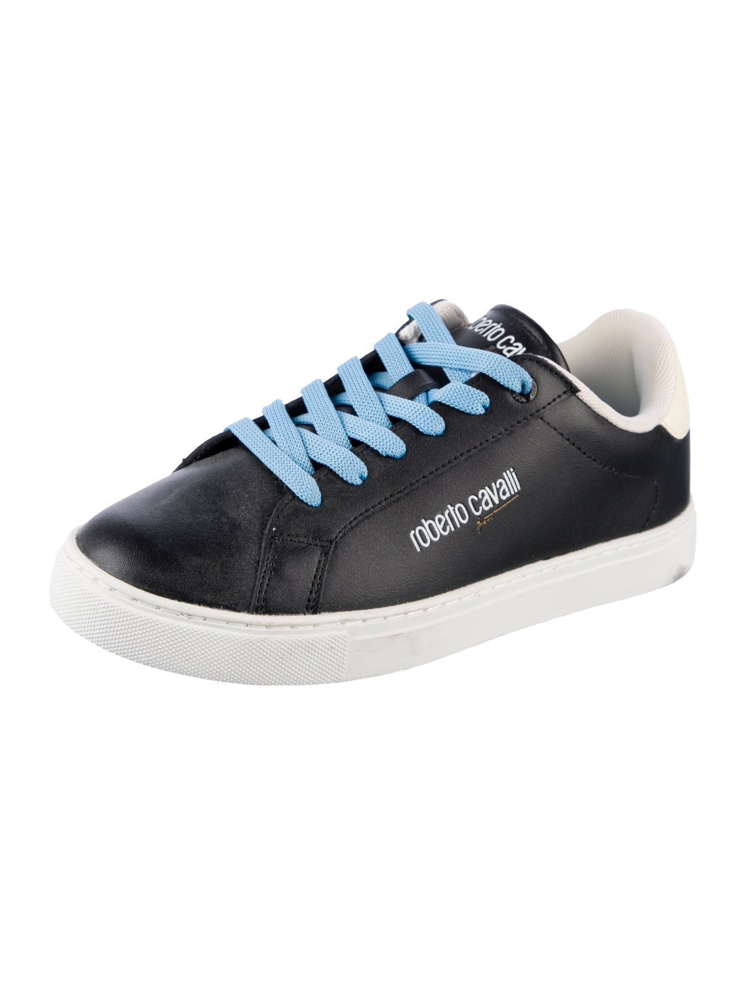 Roberto Cavalli Leather Sneakers