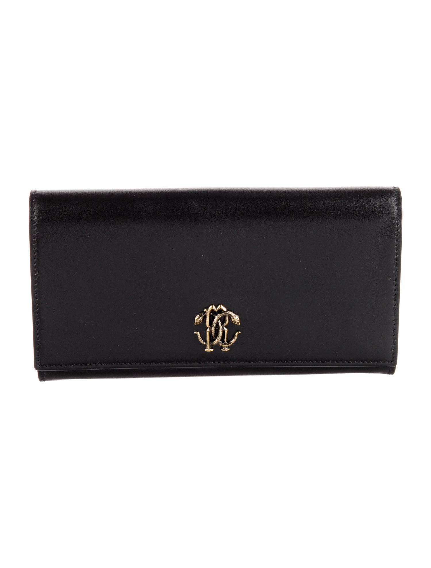 Roberto Cavalli Leather Continental Wallet