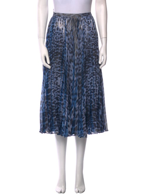 Roberto Cavalli Animal Print Midi Length Skirt