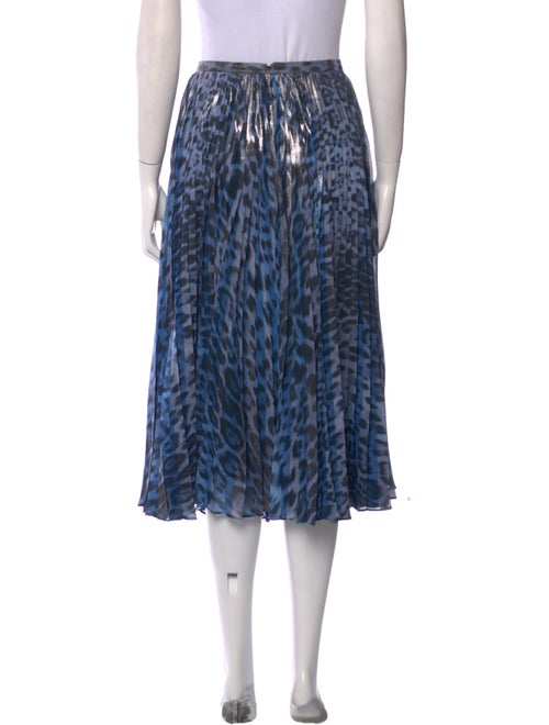 Roberto Cavalli Animal Print Midi Length Skirt