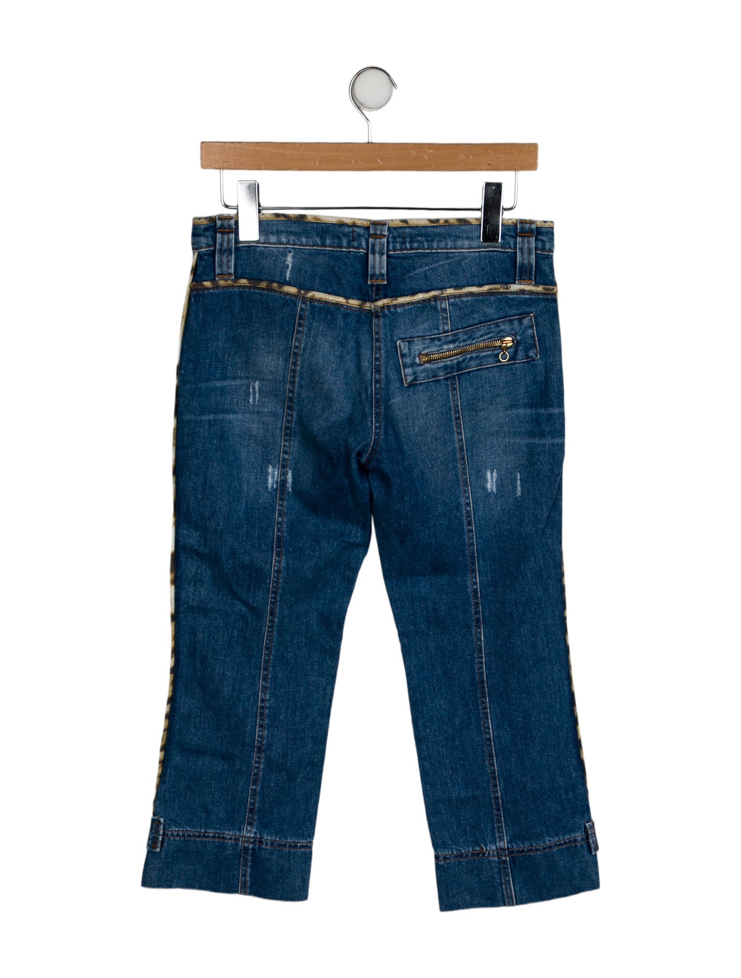 Roberto Cavalli Mid-Rise Straight Leg Jeans