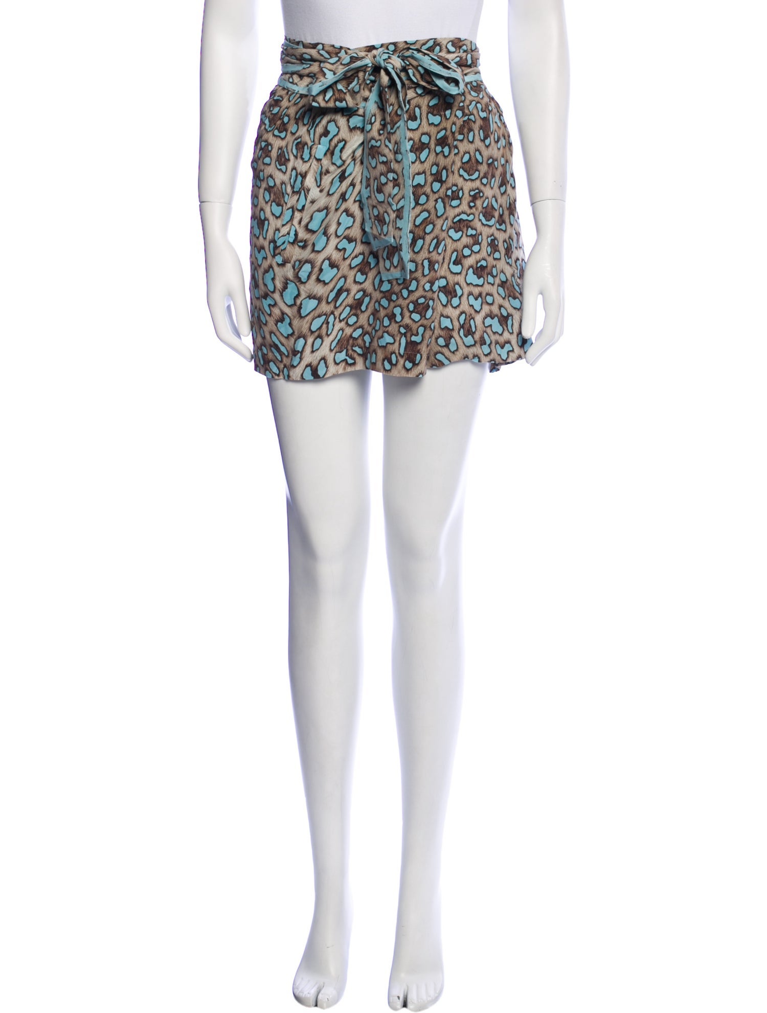 Roberto Cavalli Silk Mini Shorts