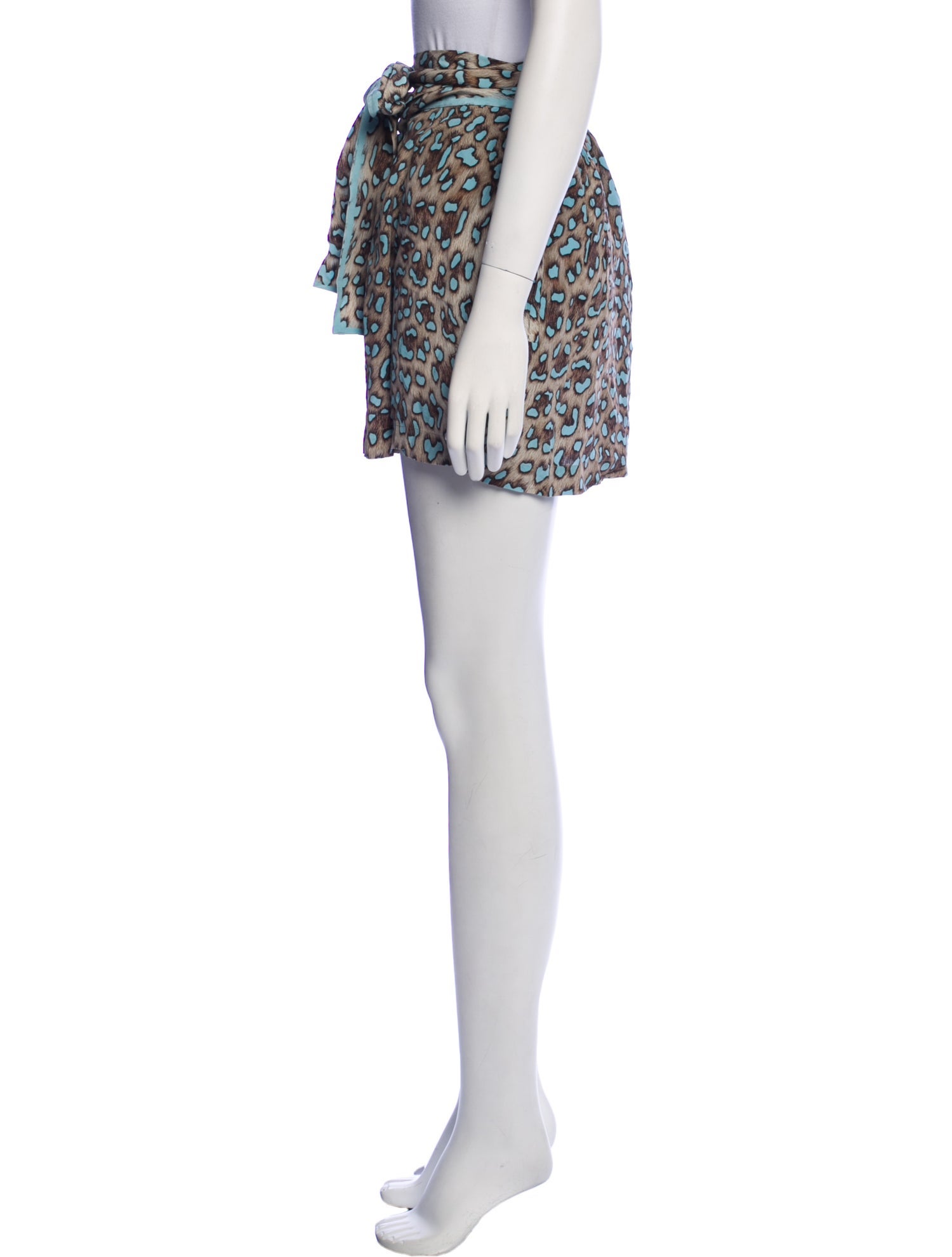 Roberto Cavalli Silk Mini Shorts