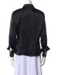 Roberto Cavalli Long Sleeve Button-Up Top