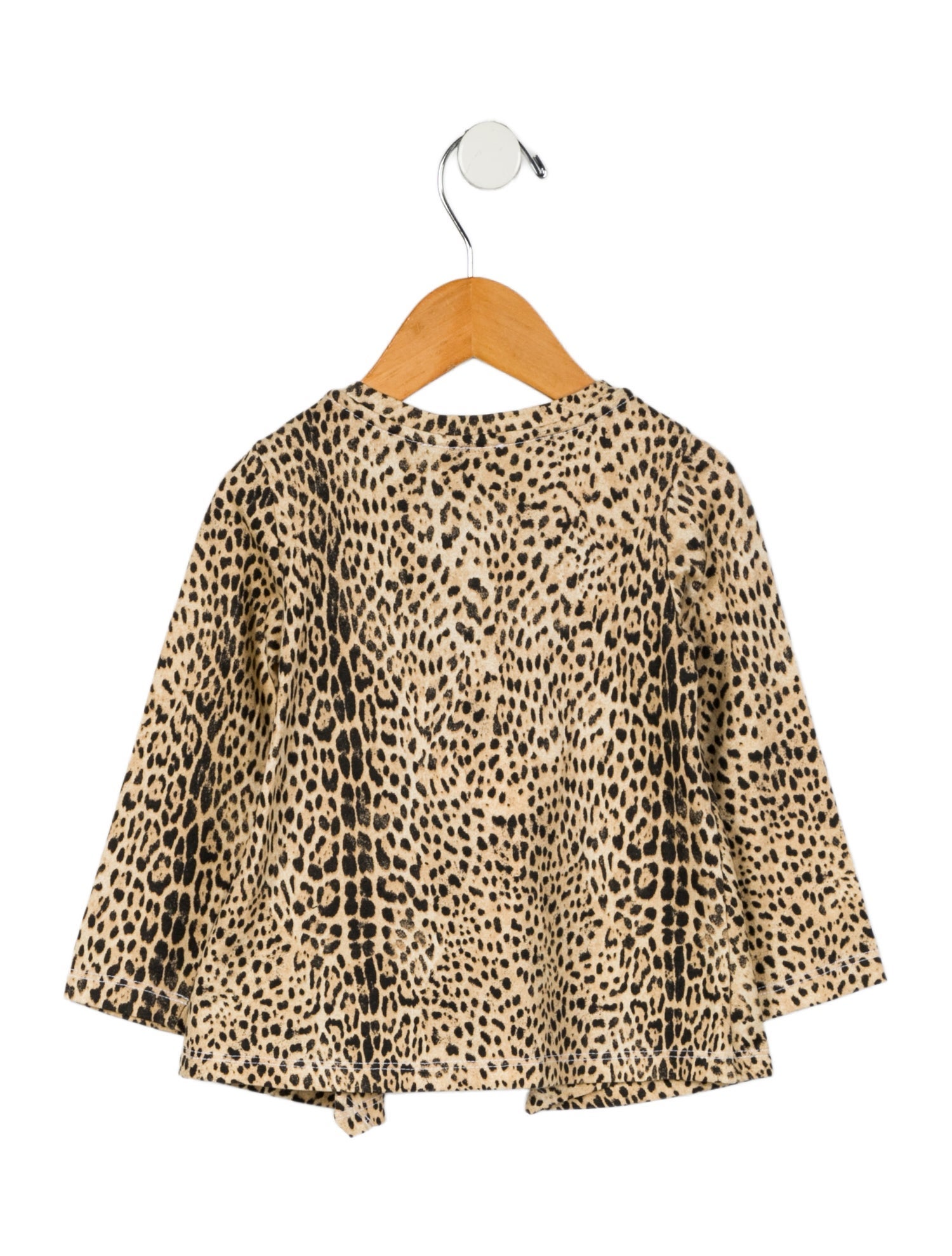 Roberto Cavalli Toddler Girls' Animal Print Long Sleeve Top