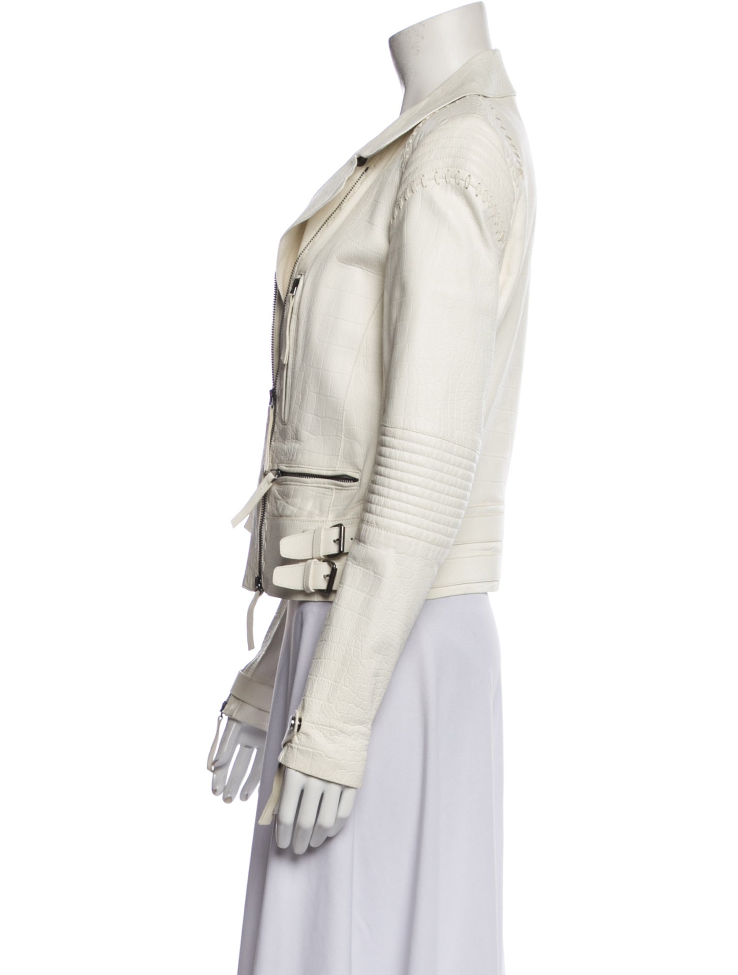 Roberto Cavalli Leather Biker Jacket