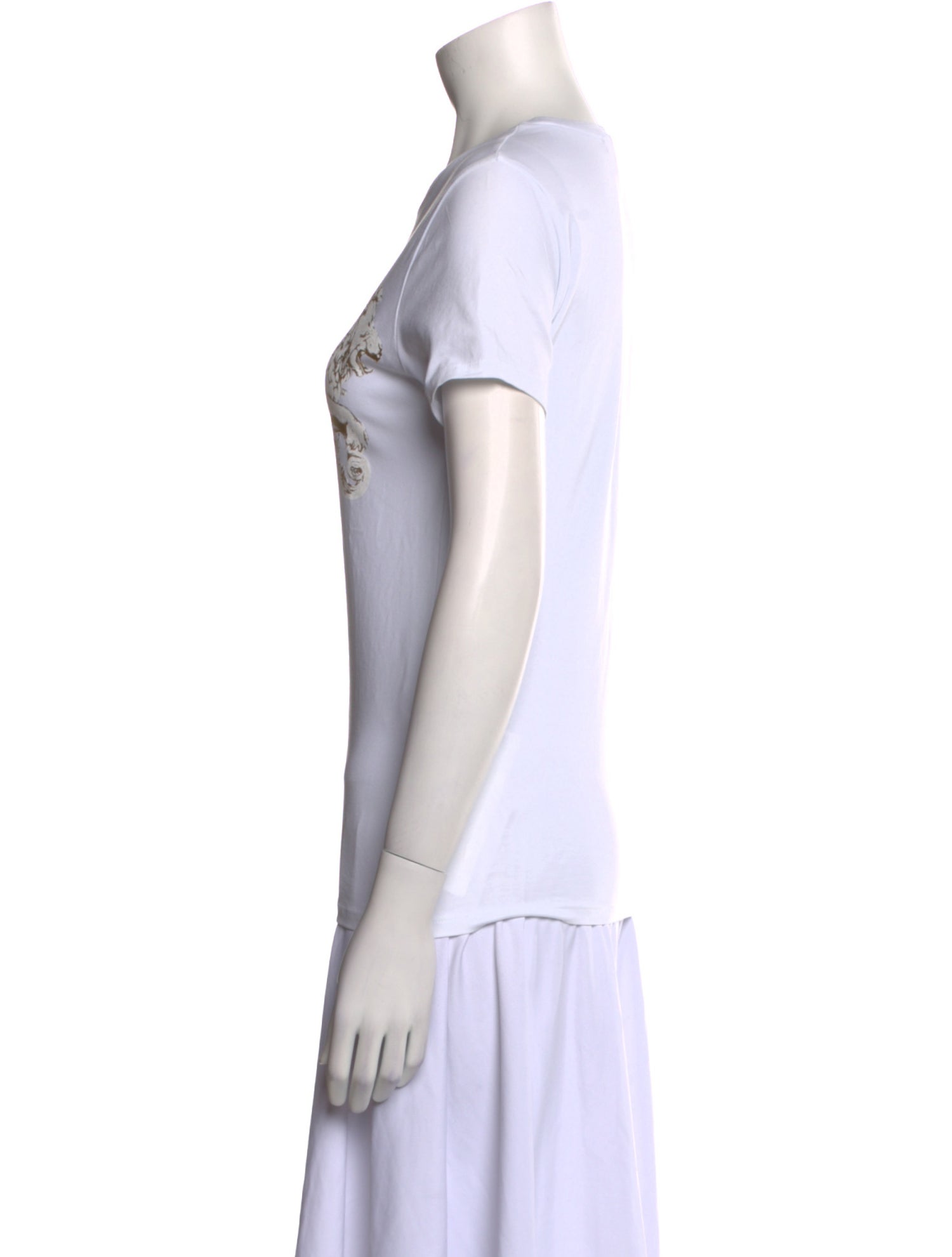 Roberto Cavalli Graphic Print Crew Neck T-Shirt