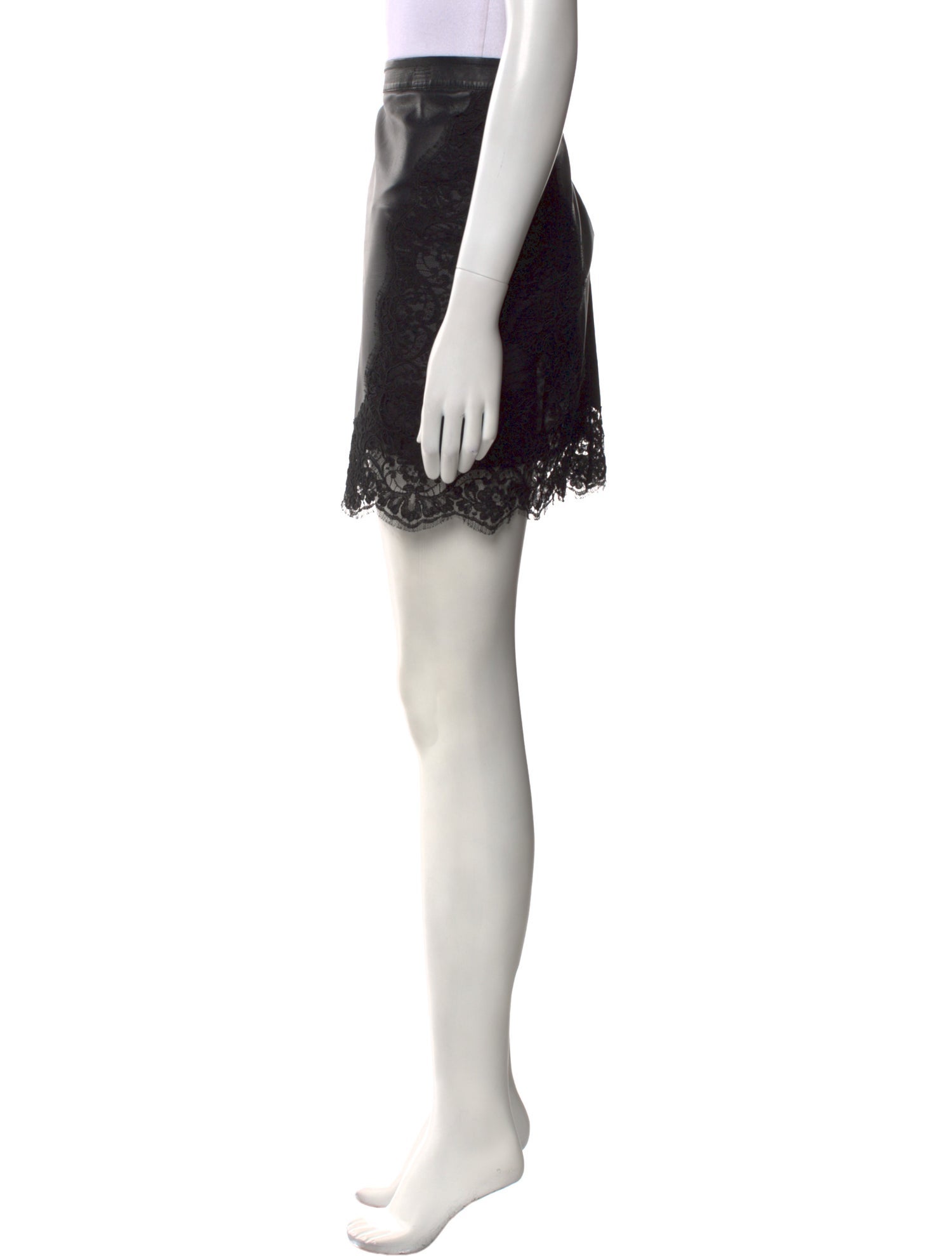 Roberto Cavalli Leather Mini Skirt