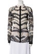 Roberto Cavalli Silk Printed Button-Up Top