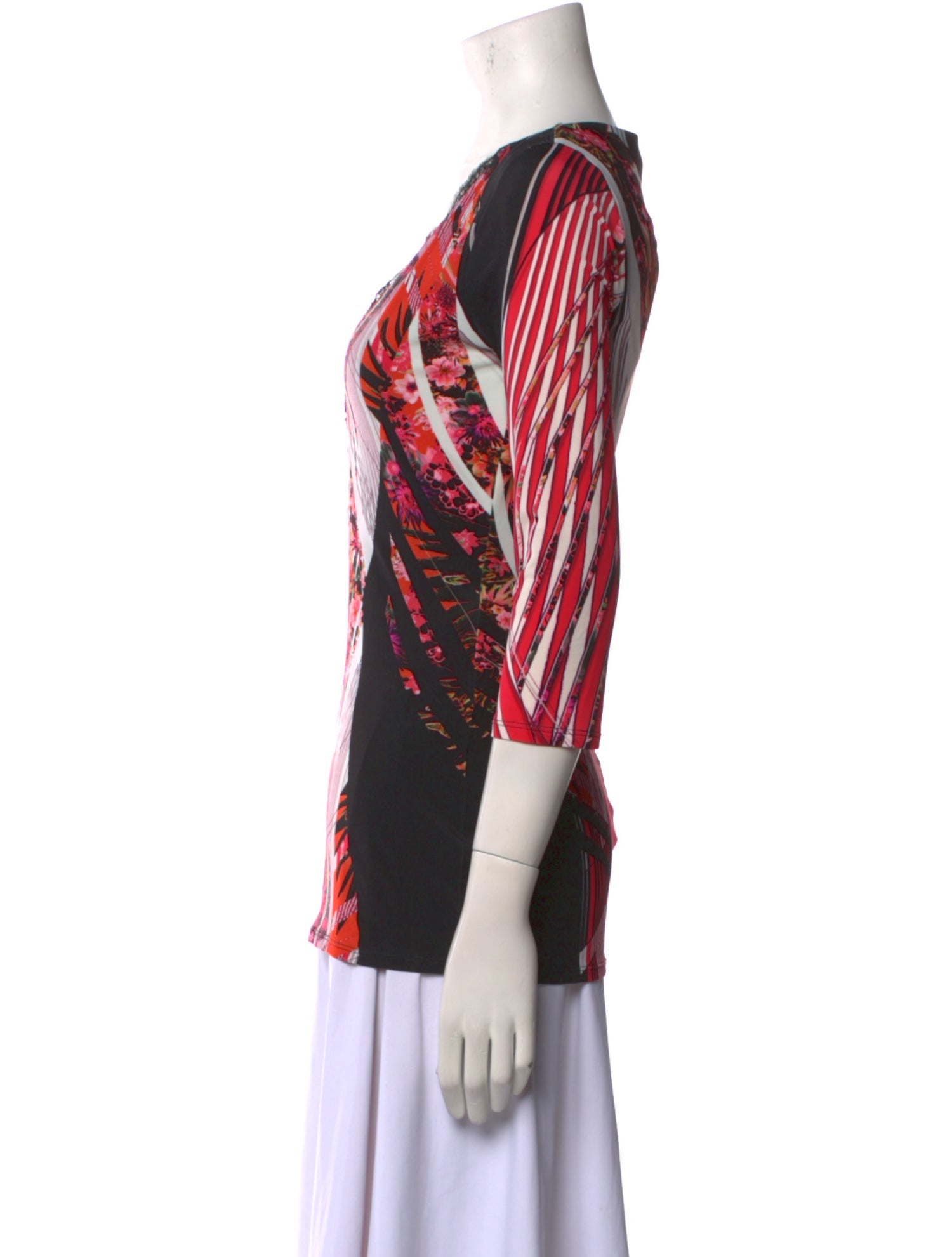 Roberto Cavalli Nylon Printed Tunic w/ Tags
