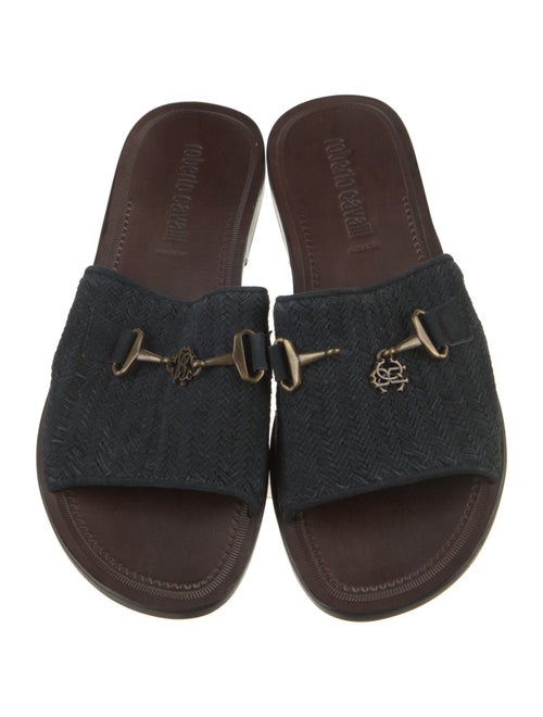 Roberto Cavalli Suede Slides