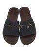 Roberto Cavalli Suede Slides