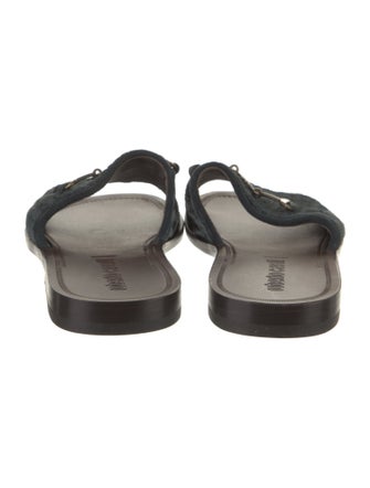 Roberto Cavalli Suede Slides