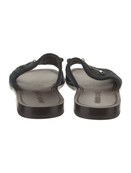 Roberto Cavalli Suede Slides