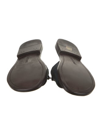 Roberto Cavalli Suede Slides