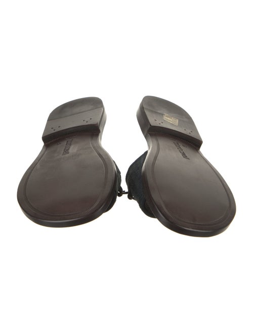 Roberto Cavalli Suede Slides