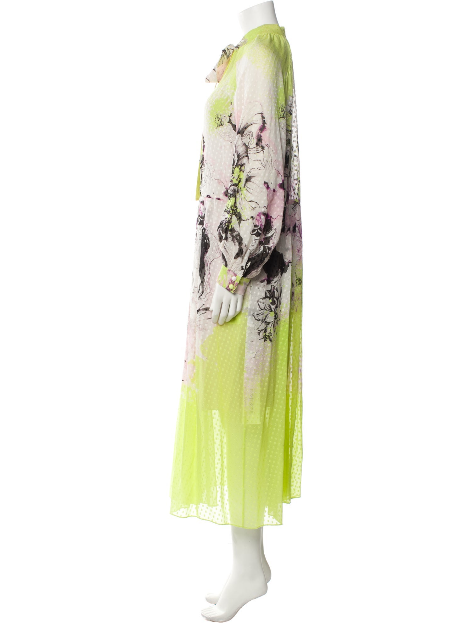 Roberto Cavalli Silk Long Dress