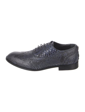 Roberto Cavalli Snakeskin Oxfords