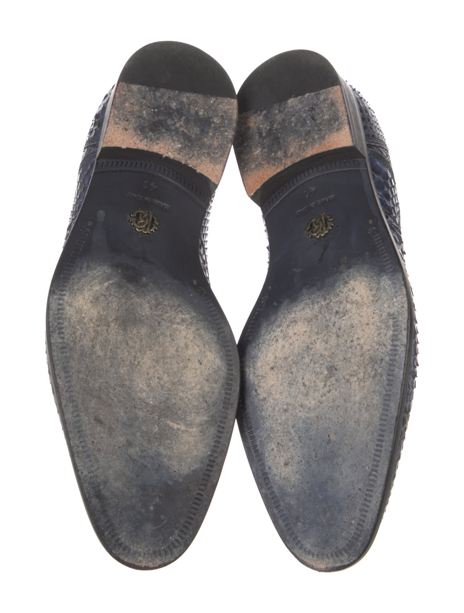 Roberto Cavalli Snakeskin Oxfords