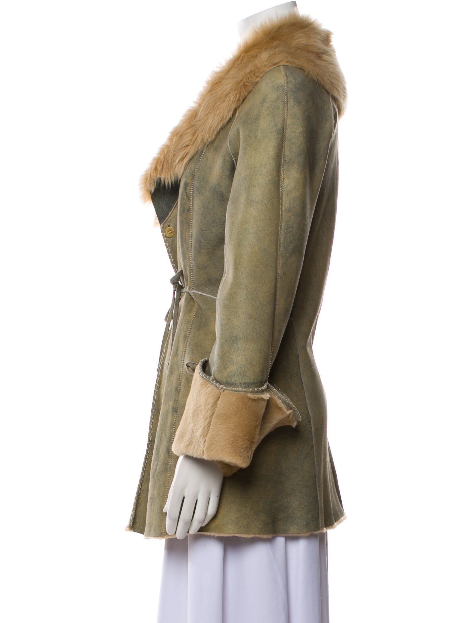 Roberto Cavalli Vintage 2002 Fur Coat