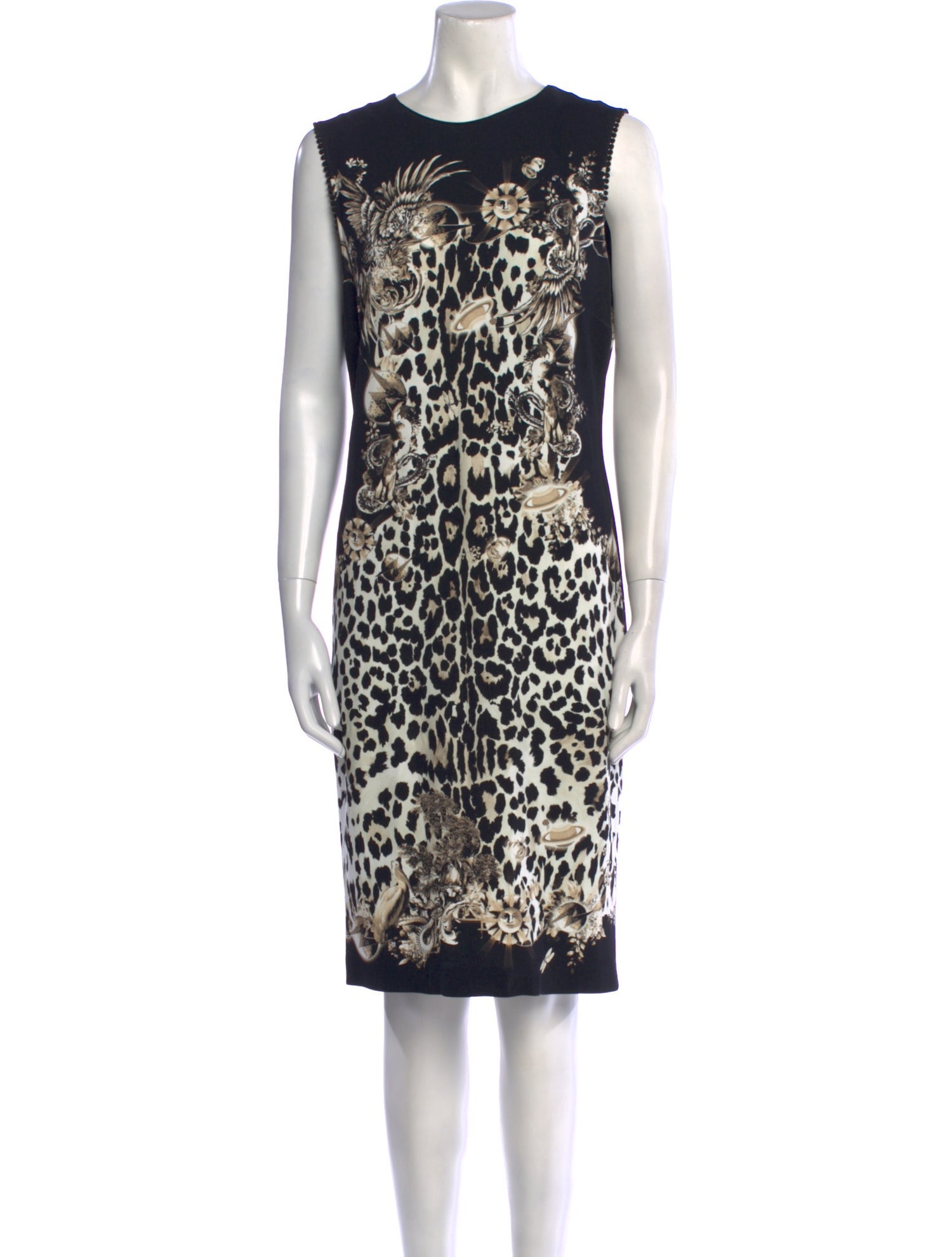 Roberto Cavalli Animal Print Knee-Length Dress