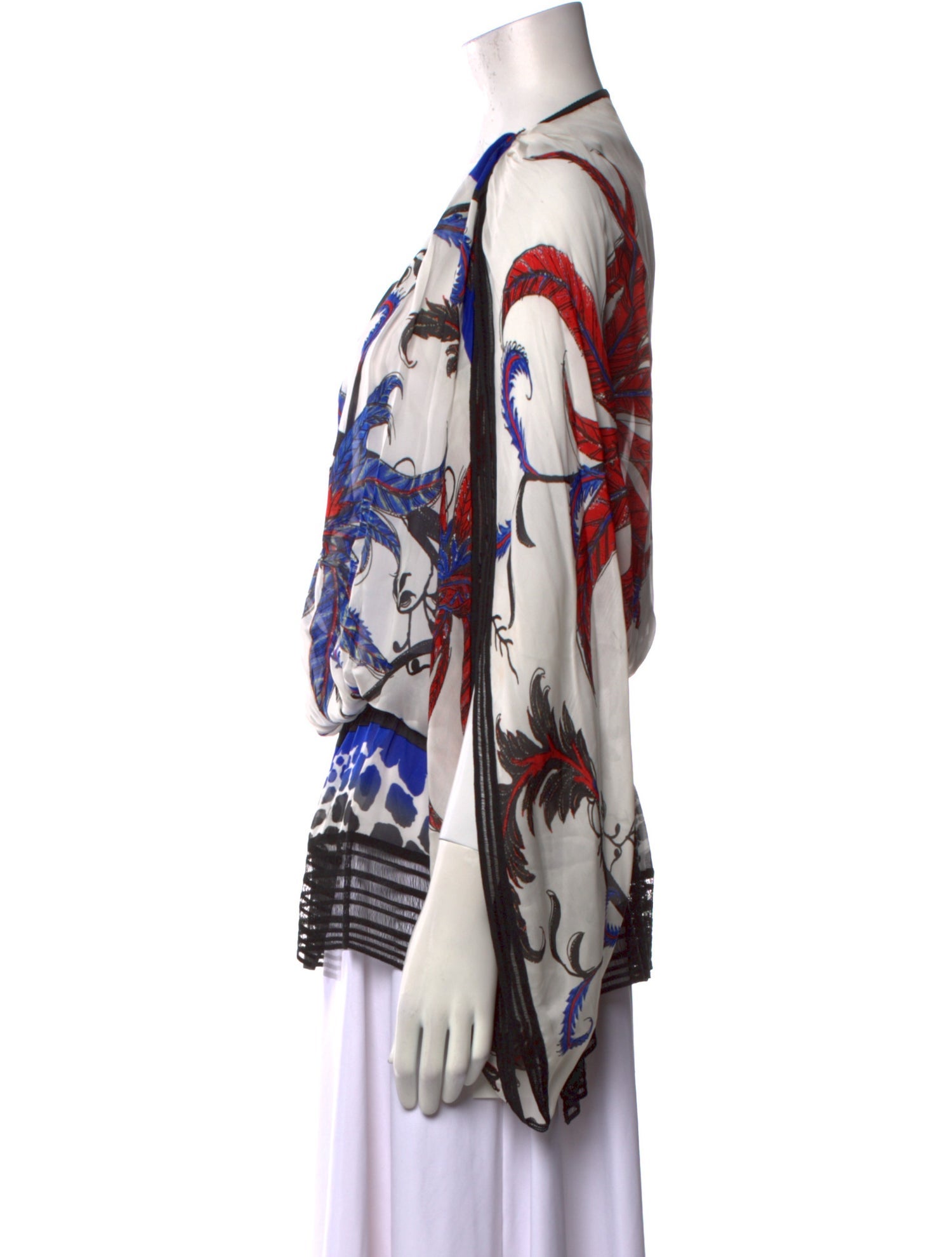 Roberto Cavalli Silk Printed Blouse