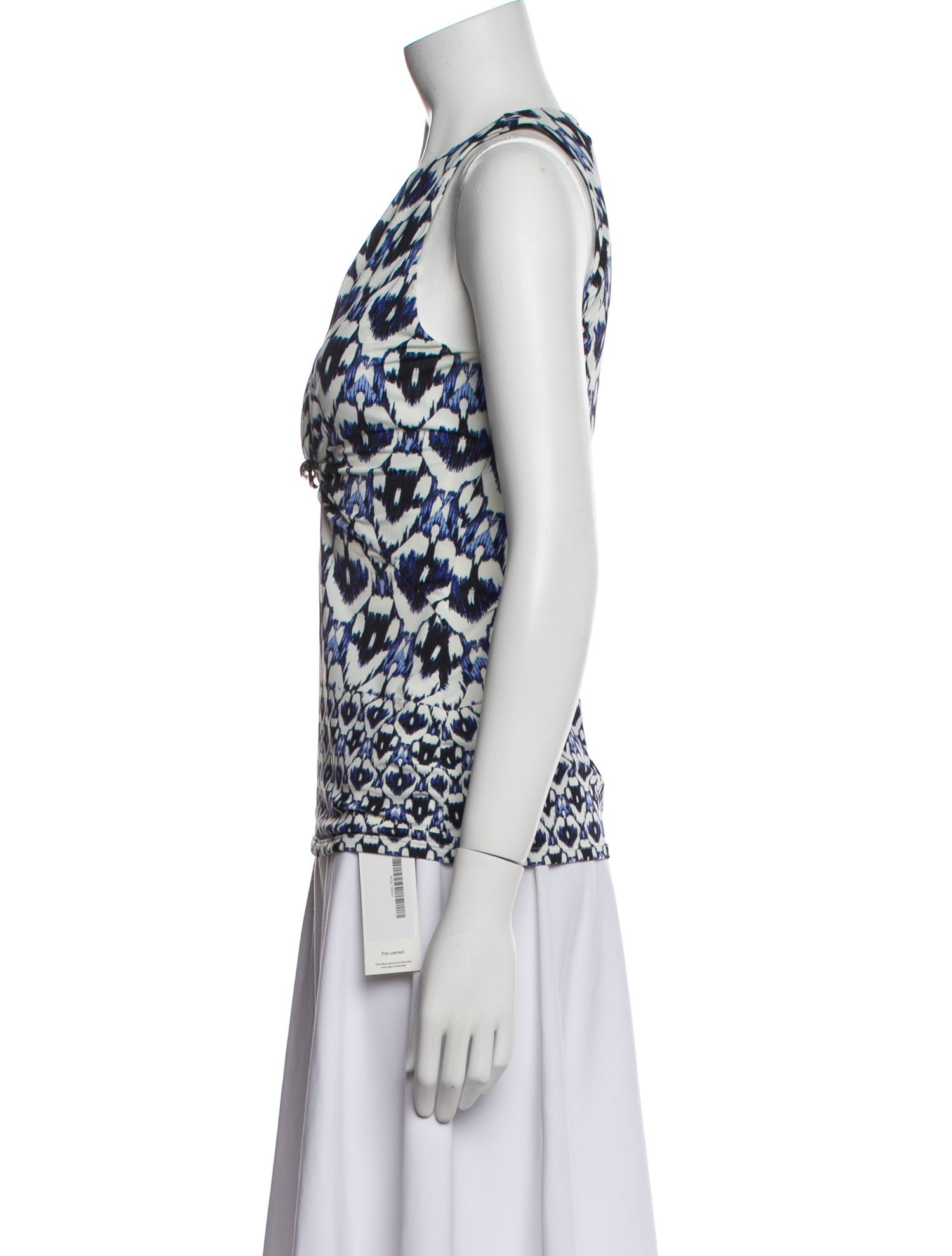 Roberto Cavalli Nylon Printed Top